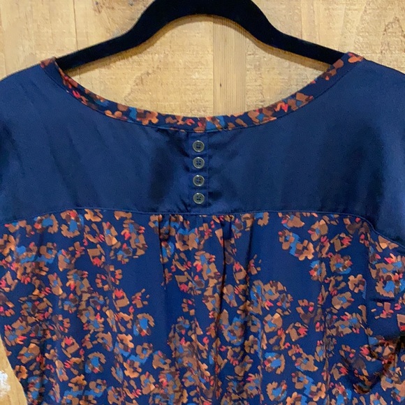 Used, The Limited, Navy w/ pattern top, large - Picture 2 of 5